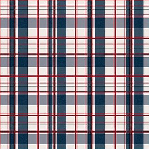 Papel de Parede Tartan - Xadrez - 88740 - Vinílico