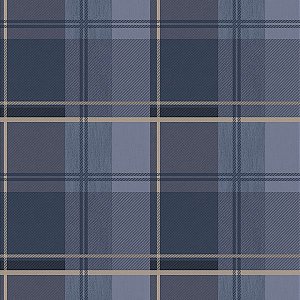 Papel de Parede Tartan - Xadrez - 89020 - Vinílico