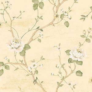 Papel de Parede Palazzo 2 - Folhas e Flores - G67602 - Vinílico