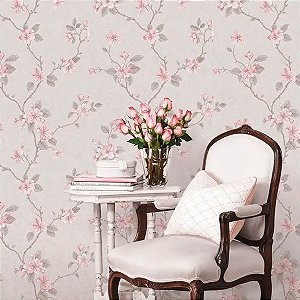 Papel de Parede Palazzo 2 - Folhas e Flores - G67614 - Vinílico