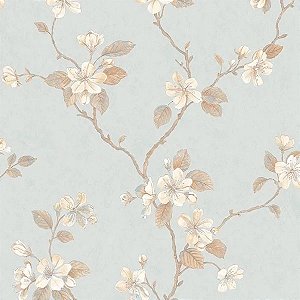 Papel de Parede Palazzo 2 - Folhas e Flores - G67617 - Vinílico