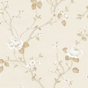 Papel de Parede Palazzo 2 - Folhas e Flores - G68667 - Vinílico