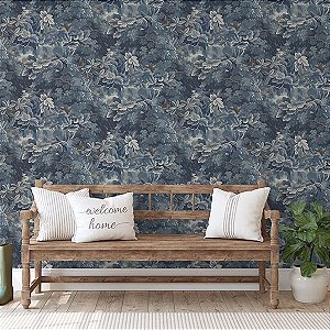 Papel de Parede Goya Collection - Folhas e Flores - 3850-3 - Vinílico