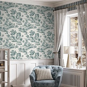 Papel de Parede Goya Collection - Toile de Jouy - 3858-1 - Vinílico