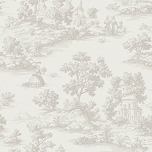 Papel de Parede Goya Collection - Toile de Jouy - 3858-2 - Vinílico