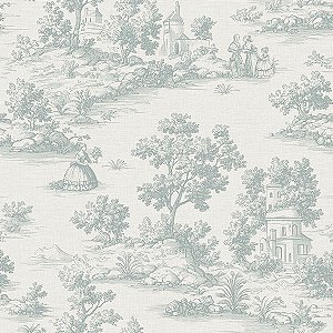 Papel de Parede Goya Collection - Toile de Jouy - 3858-4 - Vinílico