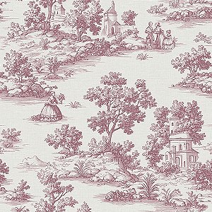 Papel de Parede Goya Collection - Toile de Jouy - 3858-5 - Vinílico