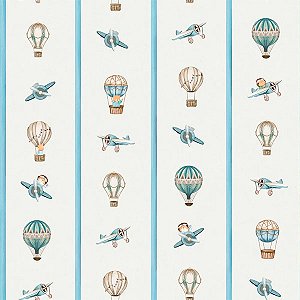 Papel de Parede Bambine - Listrado - BA0009 - Non-Woven (TNT)