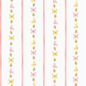 Papel de Parede Bambine - Listrado - BA0028 - Non-Woven (TNT)