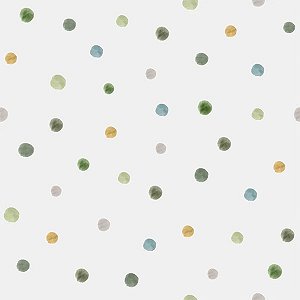 Papel de Parede Bambine - Poa - BA0040 - Non-Woven (TNT)