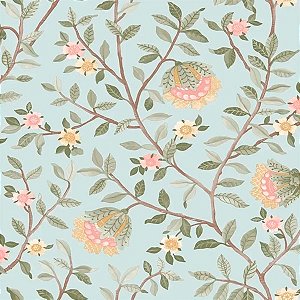 Papel de Parede Le Jardin - Folhas e Flores - B19924 - Non-Woven (TNT)