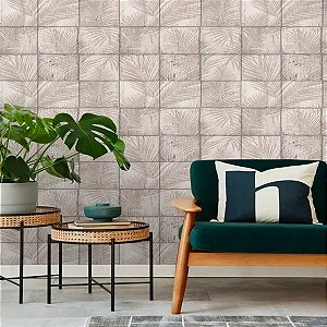 Papel de Parede Le Jardin - Folhas e Flores - M68907 - Non-Woven (TNT)