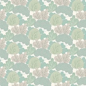 Papel de Parede Petit - Folhas e Flores - A96814 - Non-Woven (TNT)