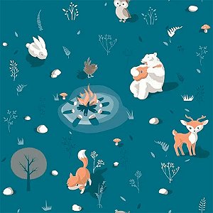 Papel de Parede Petit - Infantil - L31311 - Non-Woven (TNT)