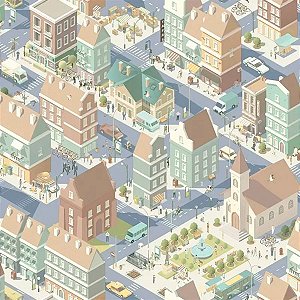 Papel de Parede Petit - Infantil - L97611 - Non-Woven (TNT)