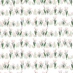 Papel de Parede Passeio no Campo - Folhas e Flores - 602544 - Vinílico