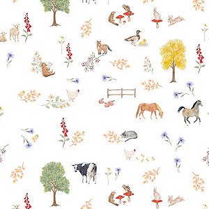 Papel de Parede Passeio no Campo - Infantil - 602681 - Vinílico