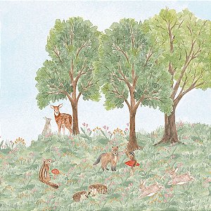 Papel de Parede Passeio no Campo - Infantil - 602728 - Vinílico