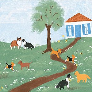 Papel de Parede Passeio no Campo - Infantil - 602759 - Vinílico