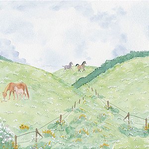 Papel de Parede Passeio no Campo - Infantil - 602766 - Vinílico