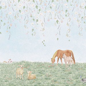 Papel de Parede Passeio no Campo - Infantil - 602773 - Vinílico