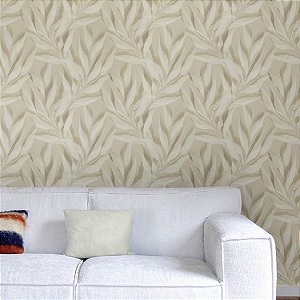 Papel de Parede Tacto - Folhas e Flores - TAC-WKA76101 - Non-Woven (TNT) / Vinílico