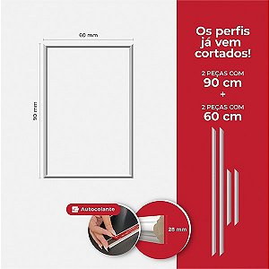 Kit Boiserie - Boiserie - 60x90 - Poliuretano
