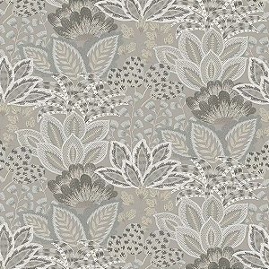 Papel de Parede Alta Gamma Zen - Folhas e Flores  - 26312 - Vinílico