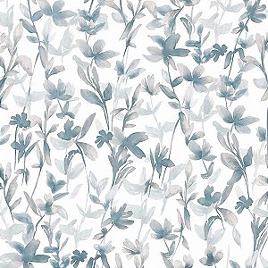 Papel de Parede Brisa do Mar - Folhas e Flores - BDM-24 - Vinílico