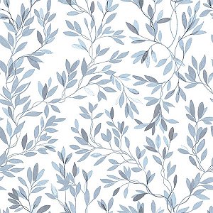Papel de Parede Brisa do Mar - Folhas e Flores - BDM-43 - Vinílico