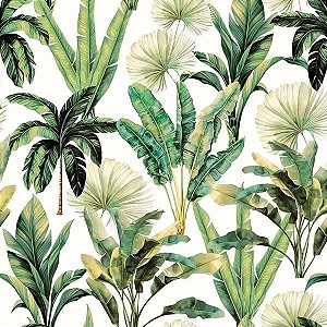 Papel de Parede Refúgio - Folhas e Flores - 4500 - Vinílico