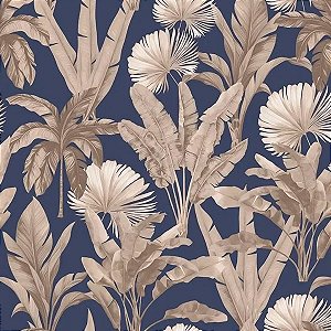 Papel de Parede Refúgio - Folhas e Flores - 4501 - Vinílico