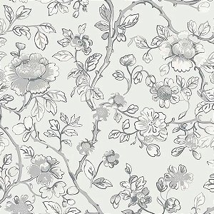 Papel de Parede Refúgio - Folhas e Flores - 4506 - Vinílico