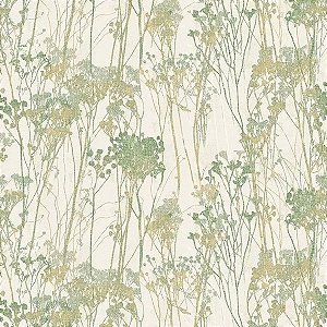 Papel de Parede Refúgio - Folhas e Flores - 4521 - Vinílico
