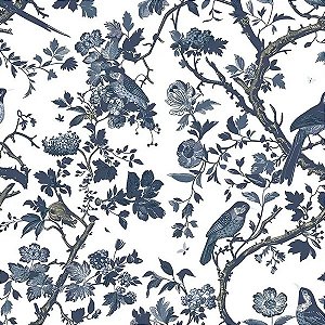 Papel de Parede Refúgio - Folhas e Flores - 4529 - Vinílico