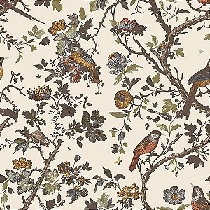 Papel de Parede Refúgio - Folhas e Flores - 4530 - Vinílico