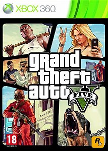 GTA 5 para XBOX 360 DESBLOQUEADO Mídia Física