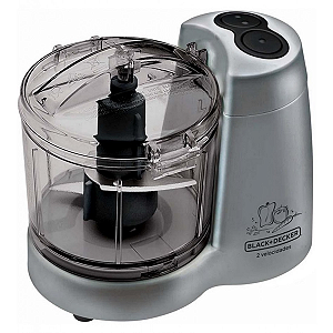 Mini Processador Black & Decker Cinza 127V Com 2 Velocidades