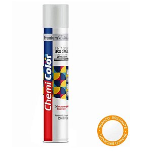 Tinta Spray Uso Geral Branco Brilhante Baston 250ml