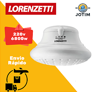 Chuveiro Elétrico Ducha Lorenzetti Bella Ultra 4 Temp 220V 6800W Ref 7531212