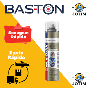 Tinta Spray Uso Geral Verniz Brilhante 400ML BASTON U.G