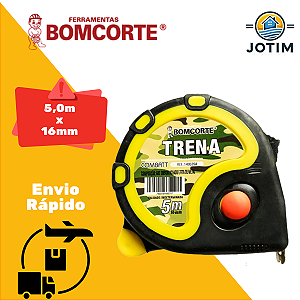 Trena de Aço Combat 5,0m x 16mm Bomcorte