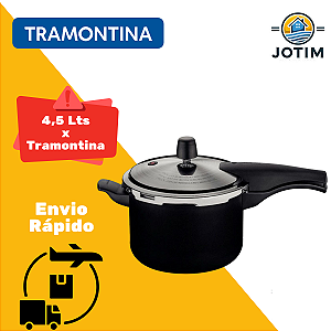 Panela de Pressão Tramontina Vancouver Efect Preta 4,5 Lts