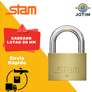 Cadeado de Latão Maciço 50 mm STAM