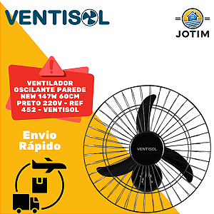 Ventilador Oscilante de Parede Ventisol New 60 cm 220 V