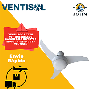Ventilador de Teto Ventisol Vortice LED Inverter