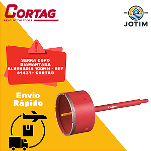 Serra Copo Diamantada Cortag 100 mm