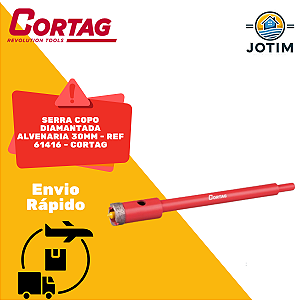 Serra Copo Diamantada Cortag 30 mm