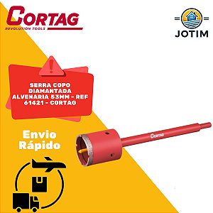 Serra Copo Diamantada Cortag 53 mm