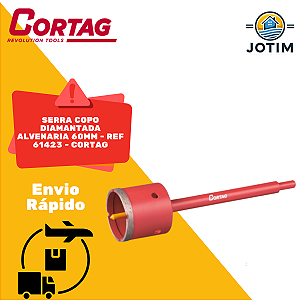 Serra Copo Diamantada Cortag 60 mm